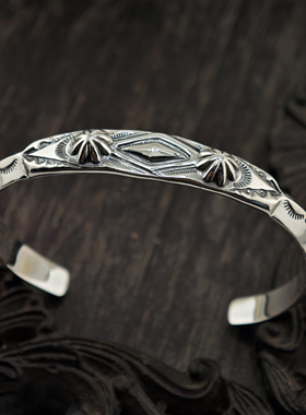 铁头的店925银纳瓦霍风格手镯
