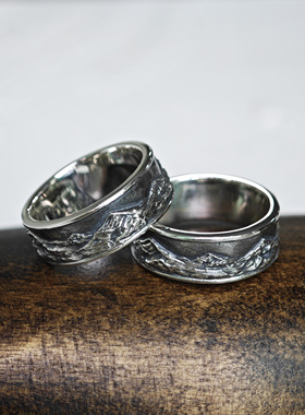 铁头的店男女通用925银潮流戒指