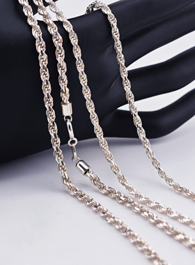 铁头的店925银角链男女通用项链