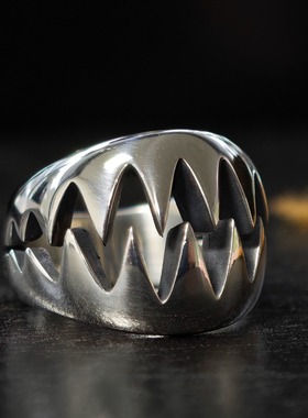 铁头的店男女通用925银复古指环