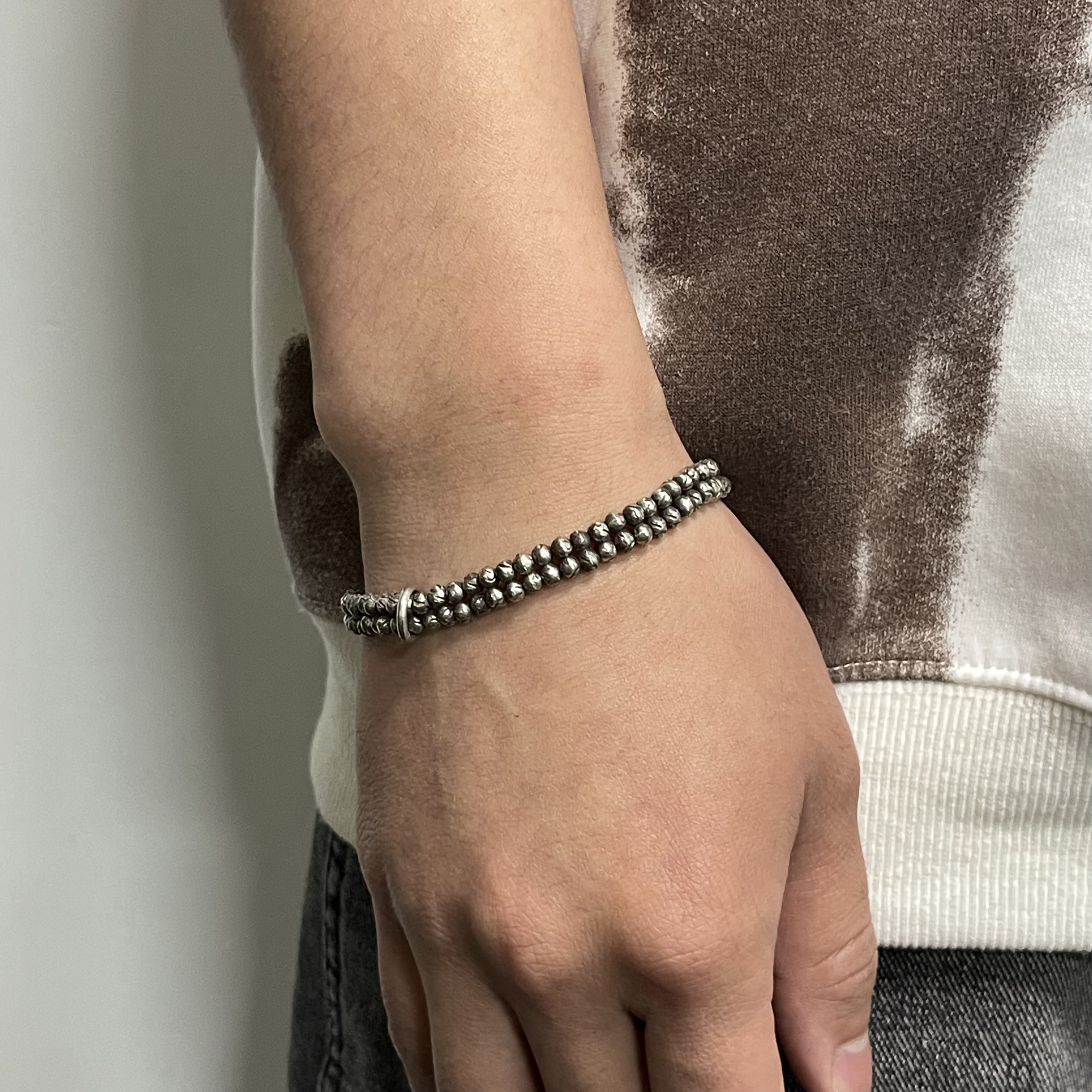 铁头的店欧美男女通用925银手链