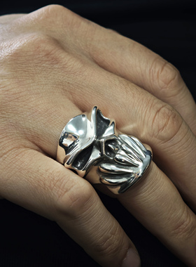 铁头的店 925银 STARLINGEARA 斯特林 机车风 剑齿虎戒指