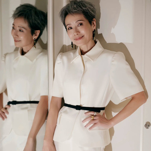 铁头的店 999足银叶童同款手工锤纹酒桶戒指 明星银饰男女款指环