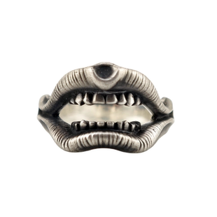 铁头的店925银暗黑风格LegioMade 暴食复古朋克指环戒指