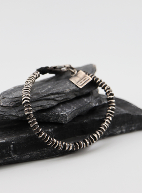 铁头的店欧美风男女通用银手串