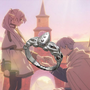 铁头的店925银动漫周边葬送的芙莉莲镜莲华指环二次元动漫戒指