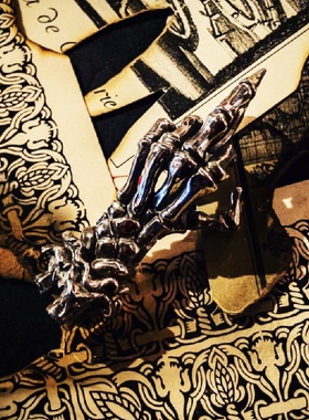 F.A.L手指吊坠纯银情侣个性潮流