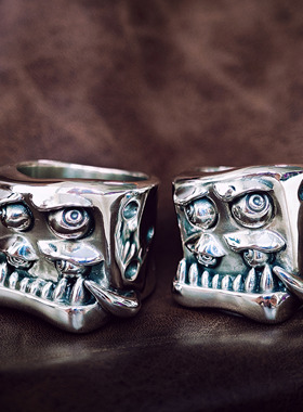 铁头的店男女通用925银复古戒指