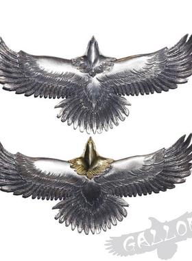 蓝色地平线金头老鹰铁头的店纯银