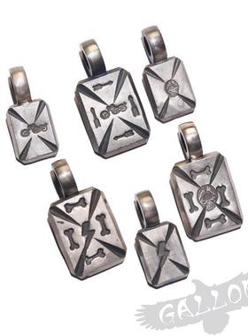 手工錾刻银饼铁头的店纯银情侣