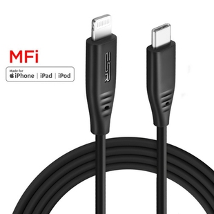 ESR億色原裝 iPad手機平板 C和lightning蘋果iPhone14 MFi認證C94芯片PD快充數(shù)據(jù)線type SE3