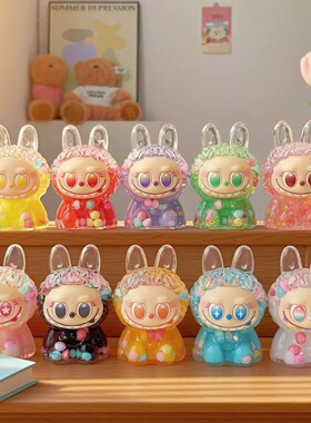 泡泡玛特同款流沙潮手办摆件礼物