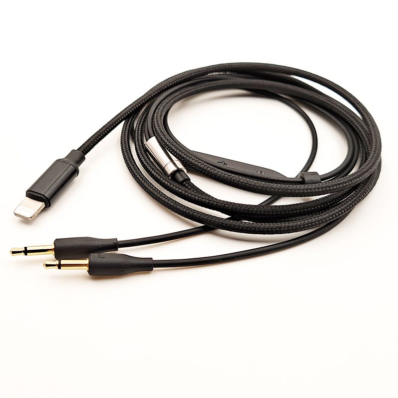 Earmax HE1000 HE400S HE560 Oppo PM-1 PM-2音频线 镀银 耳机线