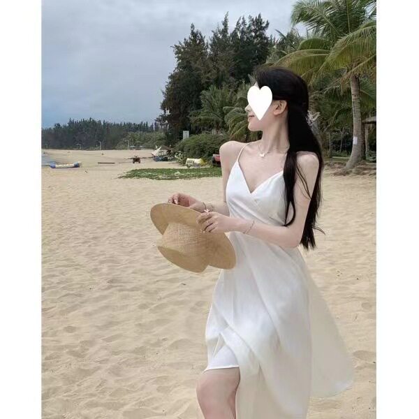 三亚-网红连衣裙甜美女夏季长裙连衣裙