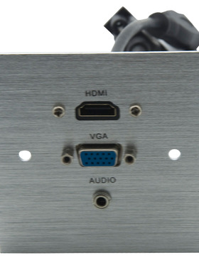 86型铝合金 HDMI VGA 耳机 短线式 组合面板 可定制