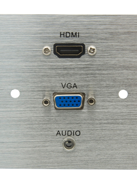 86型铝合金面板 HDMI VGA 耳机 母对母直插式 可定制