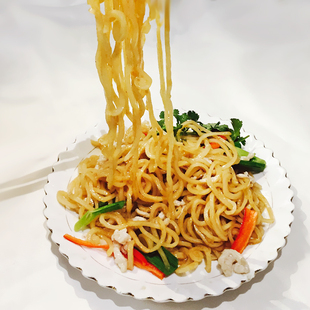 银丝鱼面地标优品湖北黄冈大别山土特产麻城夫子河忆明山捶奎垂鱼