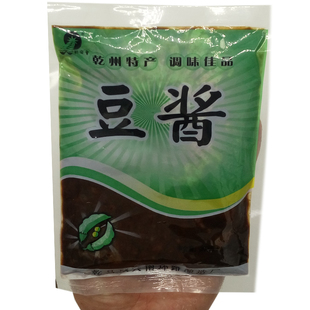 酱辣子豆酱陕西乾县农家炒肉酱调味料180g纯手工制作发酵晾晒黄豆