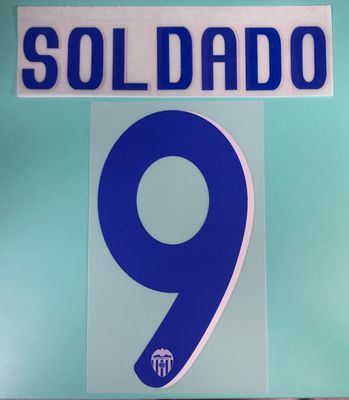 2009-2013 年度 瓦倫西亞 第二客場 原裝印字 SOLDADO PABLO H.
