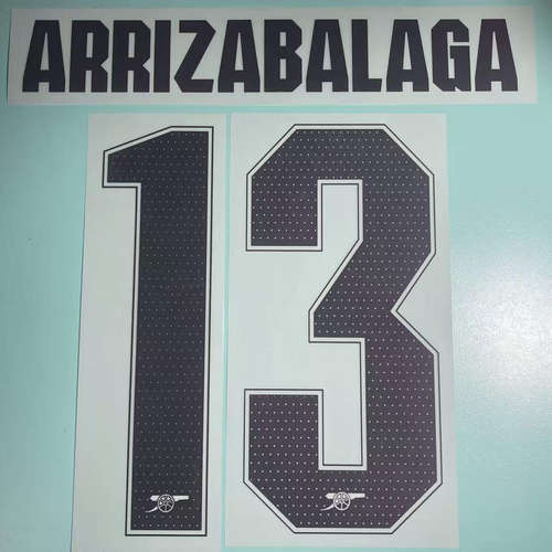 2025-26 年度 阿森納 門將 原裝 杯賽印號 RAYA ARRIZABALABA