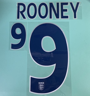 2006 世界杯 英格蘭 主場 原裝印字 ROONEY LAMPARD FERDINAND