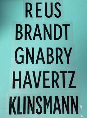 【德國2020】歐錦賽 德國 主埸 原裝號碼 球員名 REUS HAVERTZ