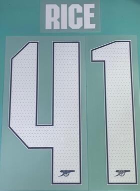 2024-25 年度 阿森納 主場 原裝 杯賽印號 TROSSARD RICE HAVERTZ