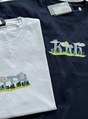 KITH undefendable 潮牌日系复古纯棉夏季情侣打底INS字母T恤短袖