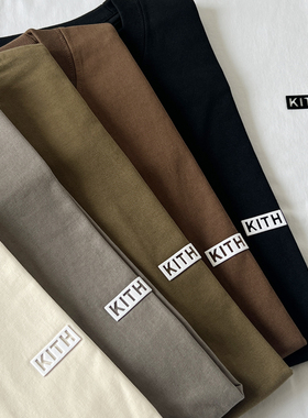 KITH undefendable 经典BOX热熔小标刺绣logo多色短袖体恤打底