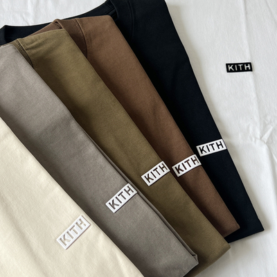 KITH undefendable 经典BOX热熔小标刺绣logo多色短袖体恤打底