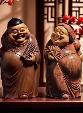 地主摆件财神财神爷店招财树脂家居摆设酒柜玄关装饰品客厅送礼