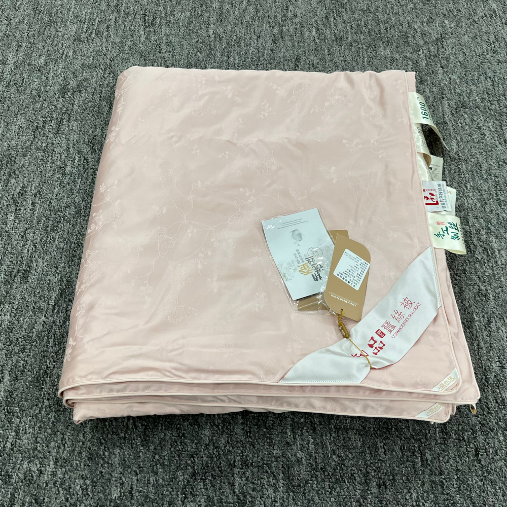 炒值钉级硬货 超细旦100支天丝棉纯手工长丝蚕丝被薄被芯色织提花