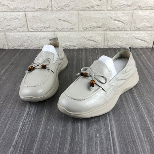 真皮牛皮女鞋厚底休闲单鞋小皮鞋