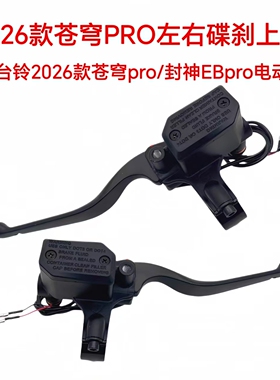 适用2026款台铃苍穹pro电动车碟刹左右上泵封神EBpro前后刹车上泵