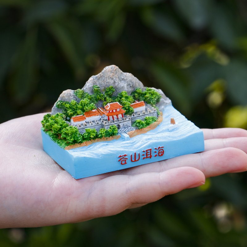 大理打卡地标小摆件钟楼苍山洱海塔迷你工艺品树脂摆件中秋伴手礼