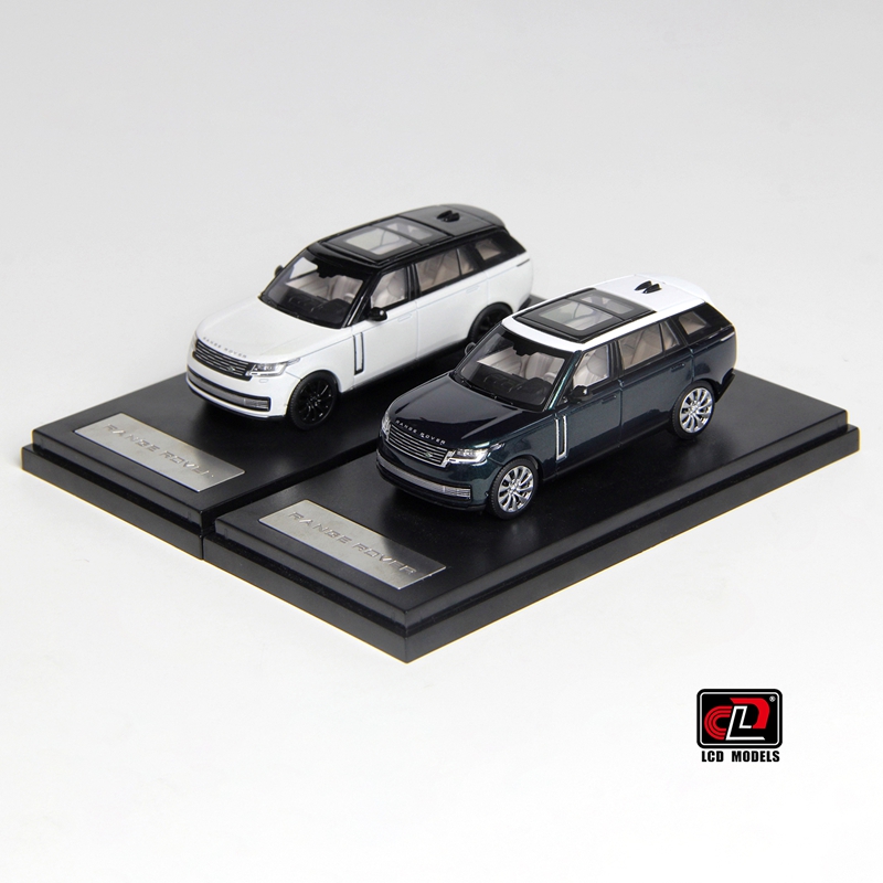 LCD揽胜车模1:64路虎揽胜2022款尊荣创世纪加长版 合金汽车模型