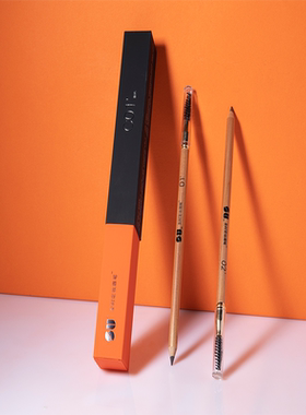 术妍全时定妆眉笔01灰粽02褐棕y01黑色线条c01肤色设计眉形专用防