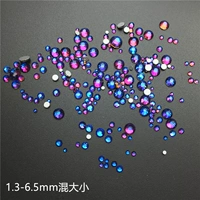 Синий пламя смешанный размер 200 штук