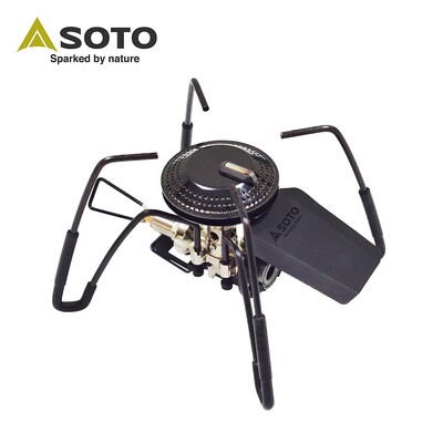 新品日本SOTO黑蜘蛛炉头