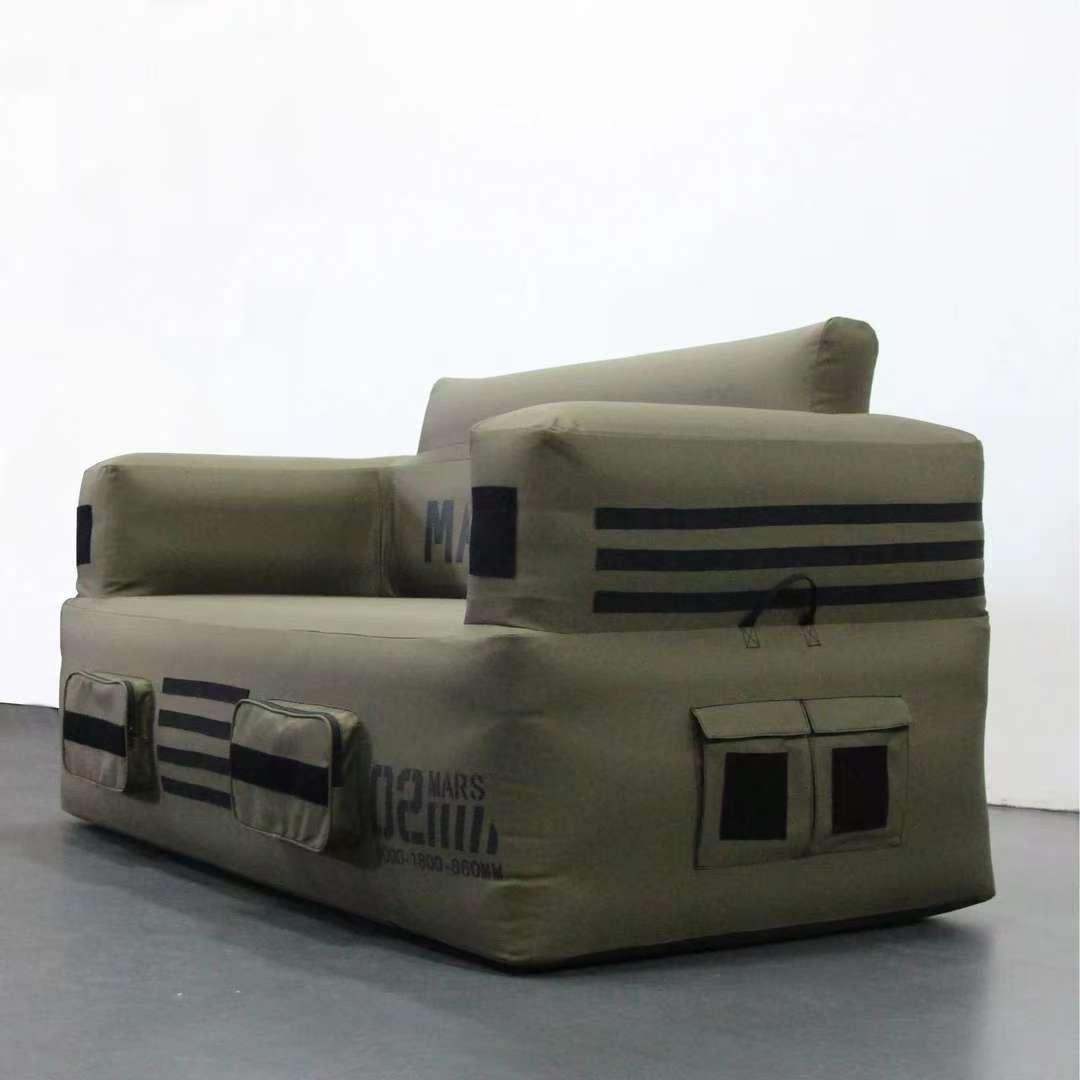 MARS 02战术双充气拉丝沙发弹性底座户外家具野营风格便携式稳定
