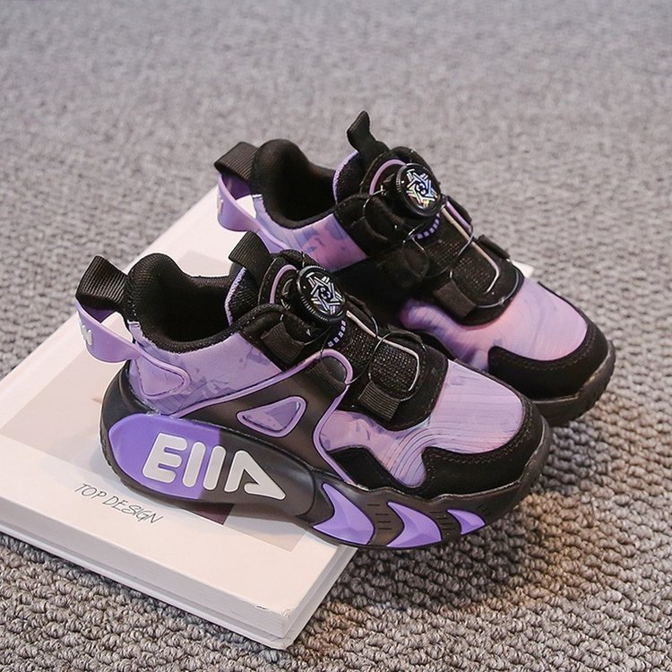 女童运动鞋2024秋季春秋新款男童老爹鞋跑步休闲鞋软底鞋子潮