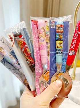 日本制Skater儿童宝宝幼儿园卡通爱莎公主汽车餐具不锈钢勺子叉子