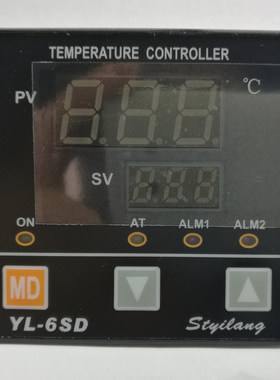 封切YL-6SD温控表数显 烤箱烘箱加热管智能pid K型恒温温控仪 E型