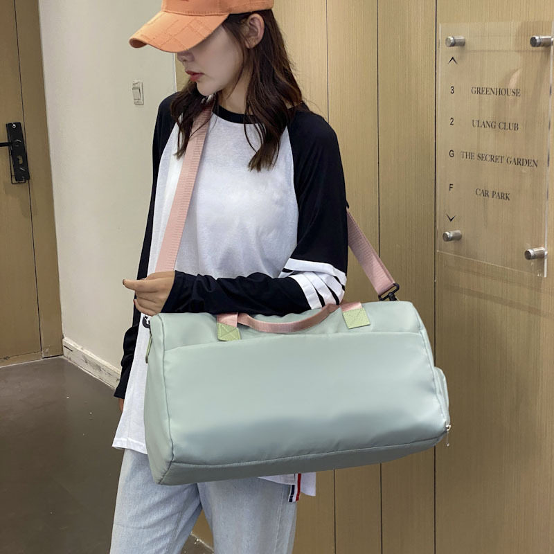 健身包干湿分离鞋位训练瑜伽包女大容量手提行李包休闲运动