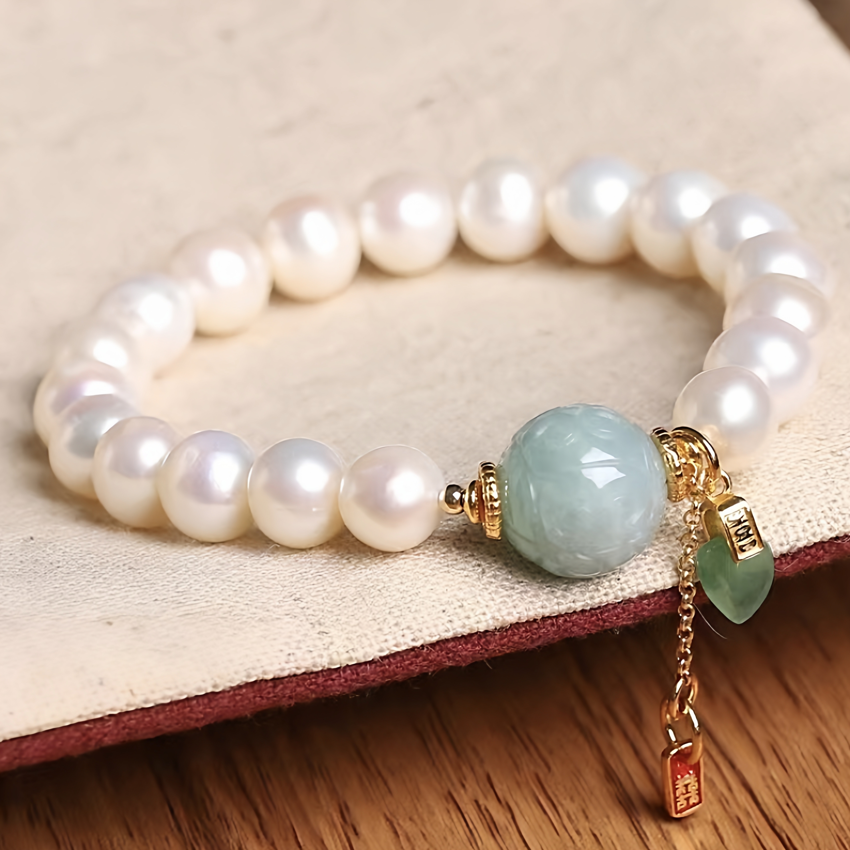 小众高级感天然淡水珍珠手串女