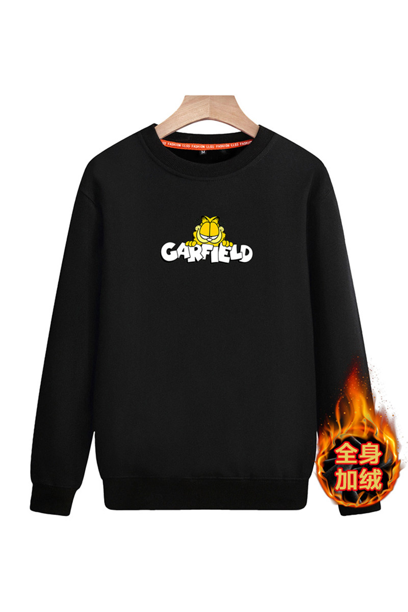 2020冬季新款宽松运动服加绒加厚保暖班服A163-5861-P50,男装卫衣,星座211-1