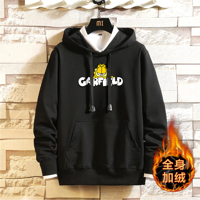 纯棉连帽卫衣2020冬新款青少年休闲运动两件套A163-J7861-P55图片