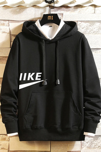 冬季运动服男加绒加厚卫衣男大童连帽保暖带绒A163-J7842-P55图片