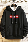 冬季运动服套装初中加绒加厚卫衣男连帽保暖A163-J7819-P55，男装卫衣，星座211-1