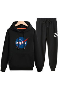 2020冬纯棉加绒加厚保暖外套运动服休闲套装A163-MJ7716-P95图片